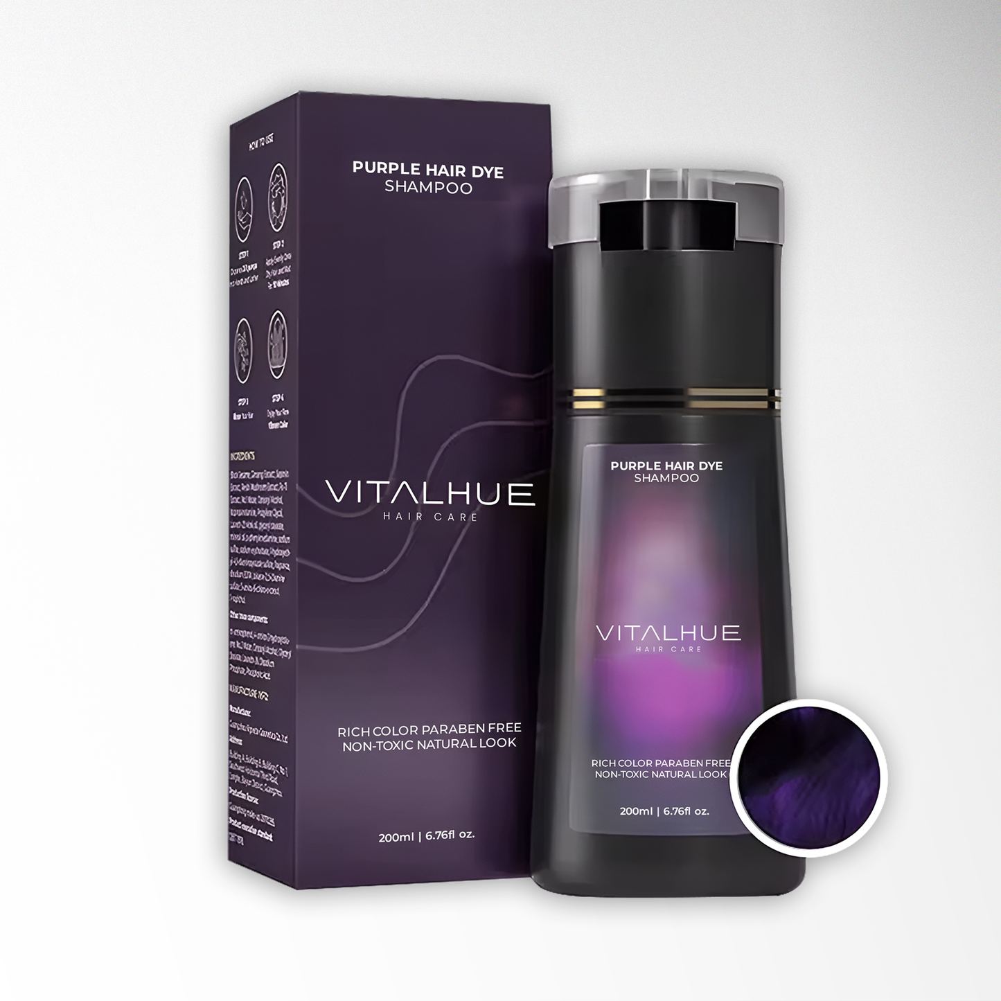 VitalHue Hair Care Instant Dye Shampoo