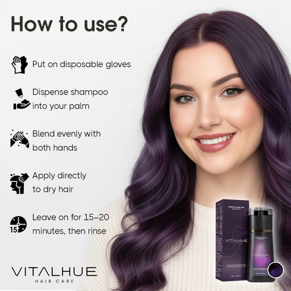 VitalHue Hair Care Instant Dye Shampoo