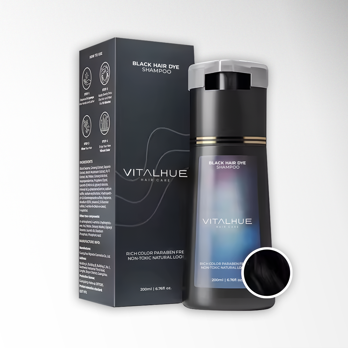 VitalHue Hair Care Instant Dye Shampoo