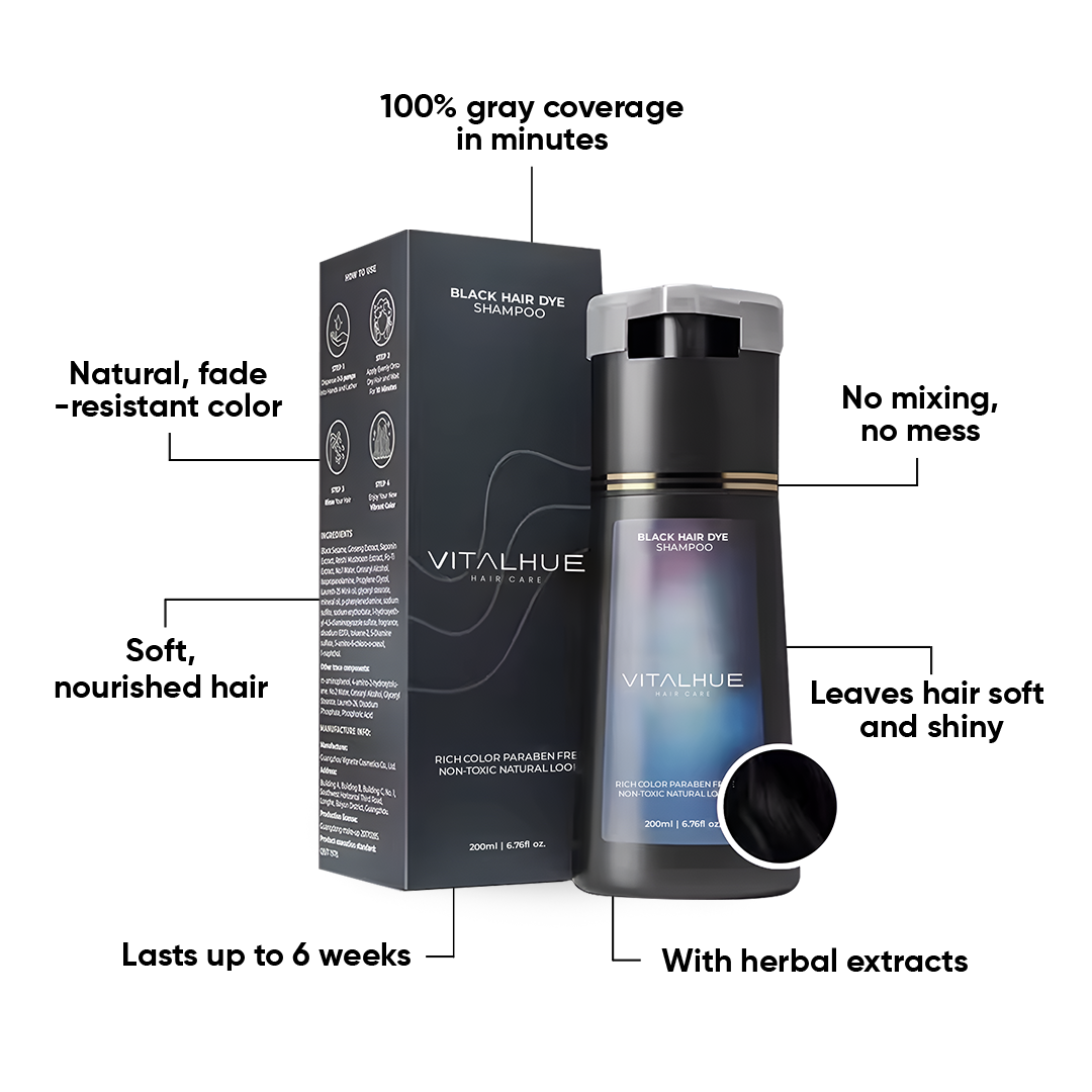 3 Ways VitalHue Instant Dye Shampoo Transforms Your Hair